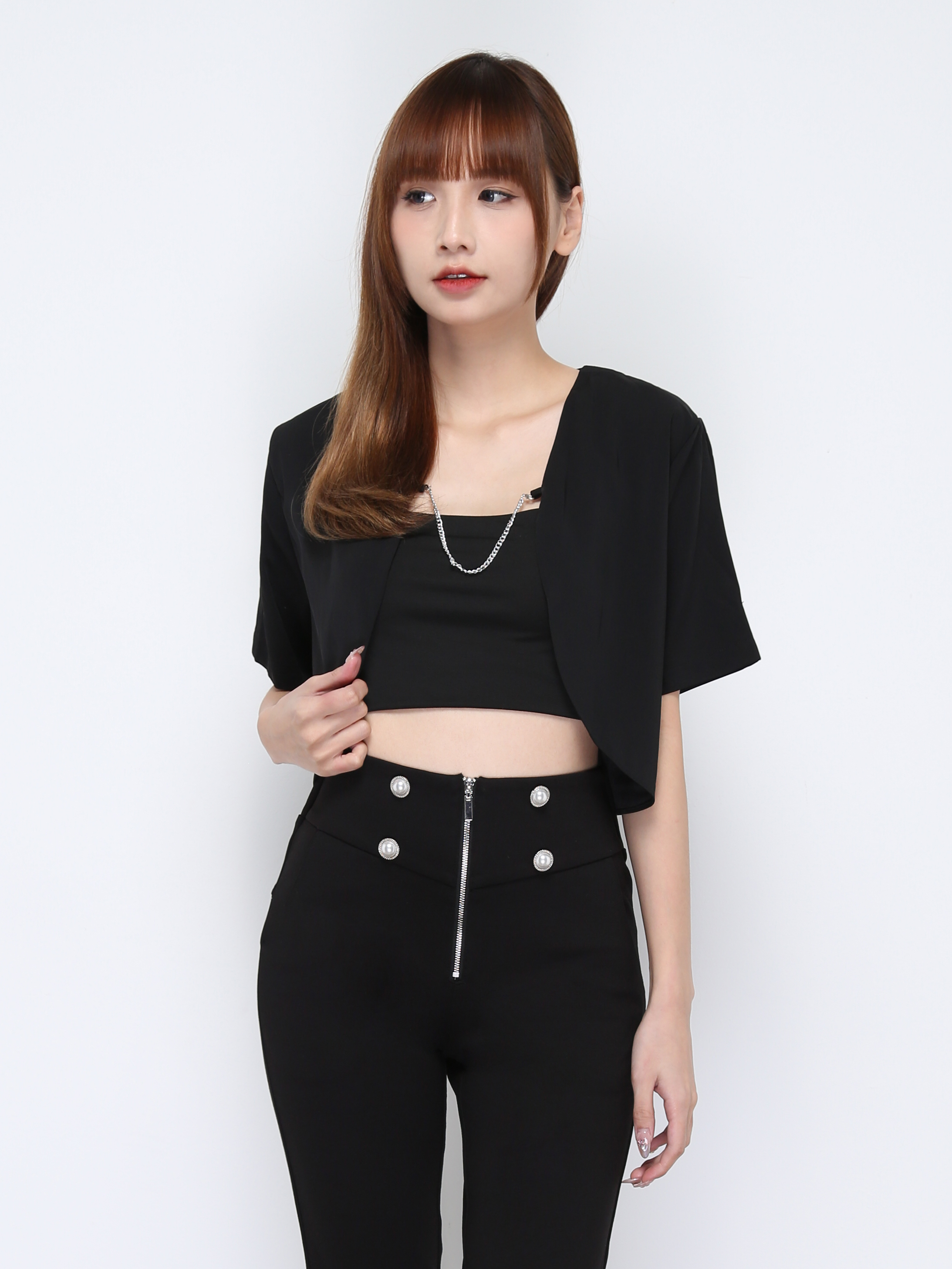 Decorative Chain Outerwear 20207