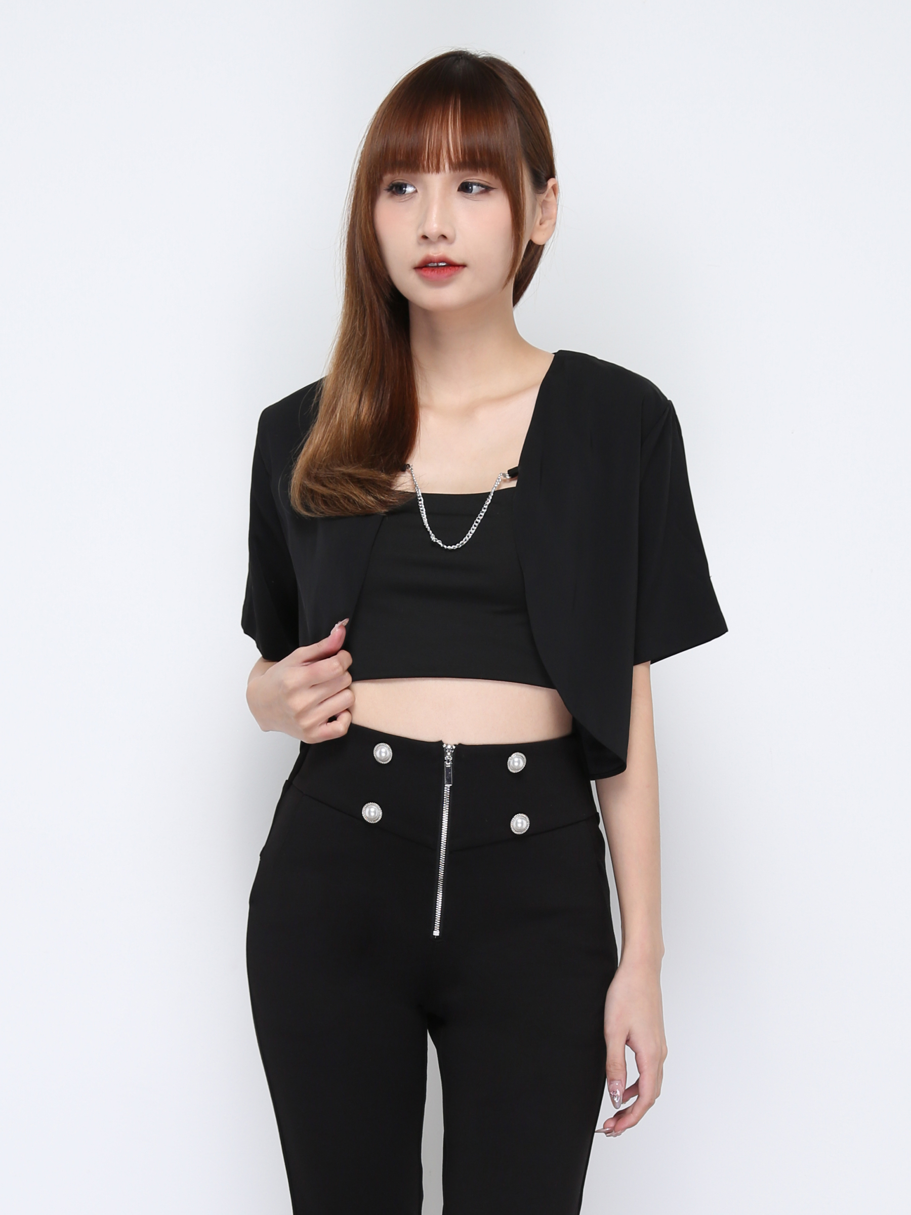 Decorative Chain Outerwear 20207