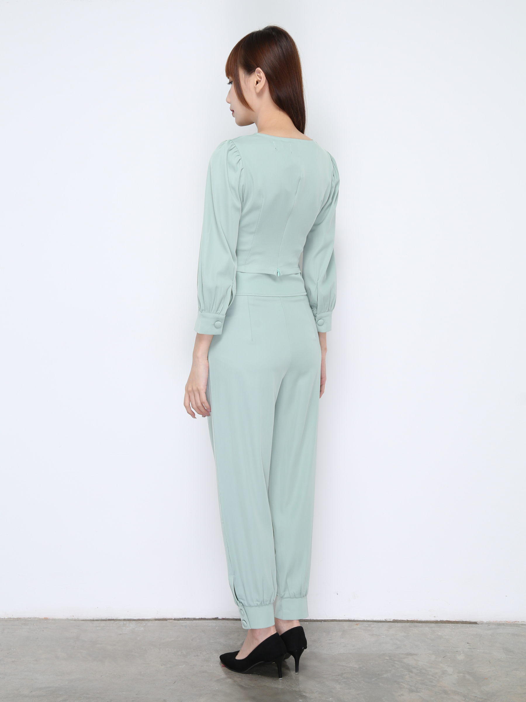 Suit With Long Sleeve Top With Long Pants Set 20655