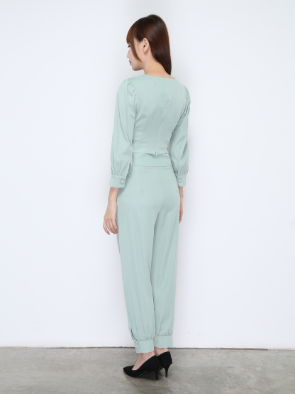 Suit With Long Sleeve Top With Long Pants Set 20655