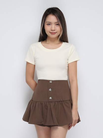 High Waist Skirt Pants 35401