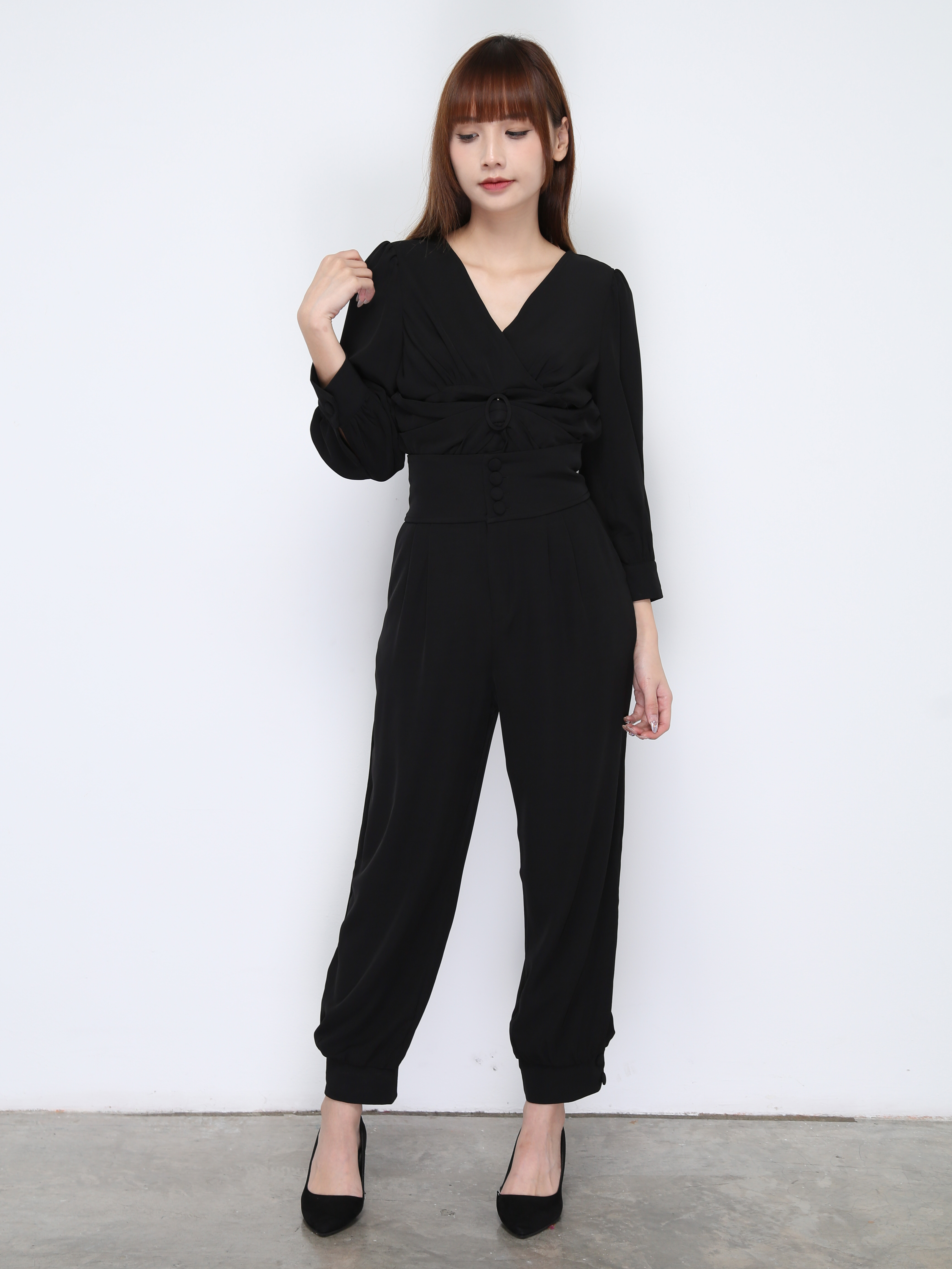 Suit With Long Sleeve Top With Long Pants Set 20655