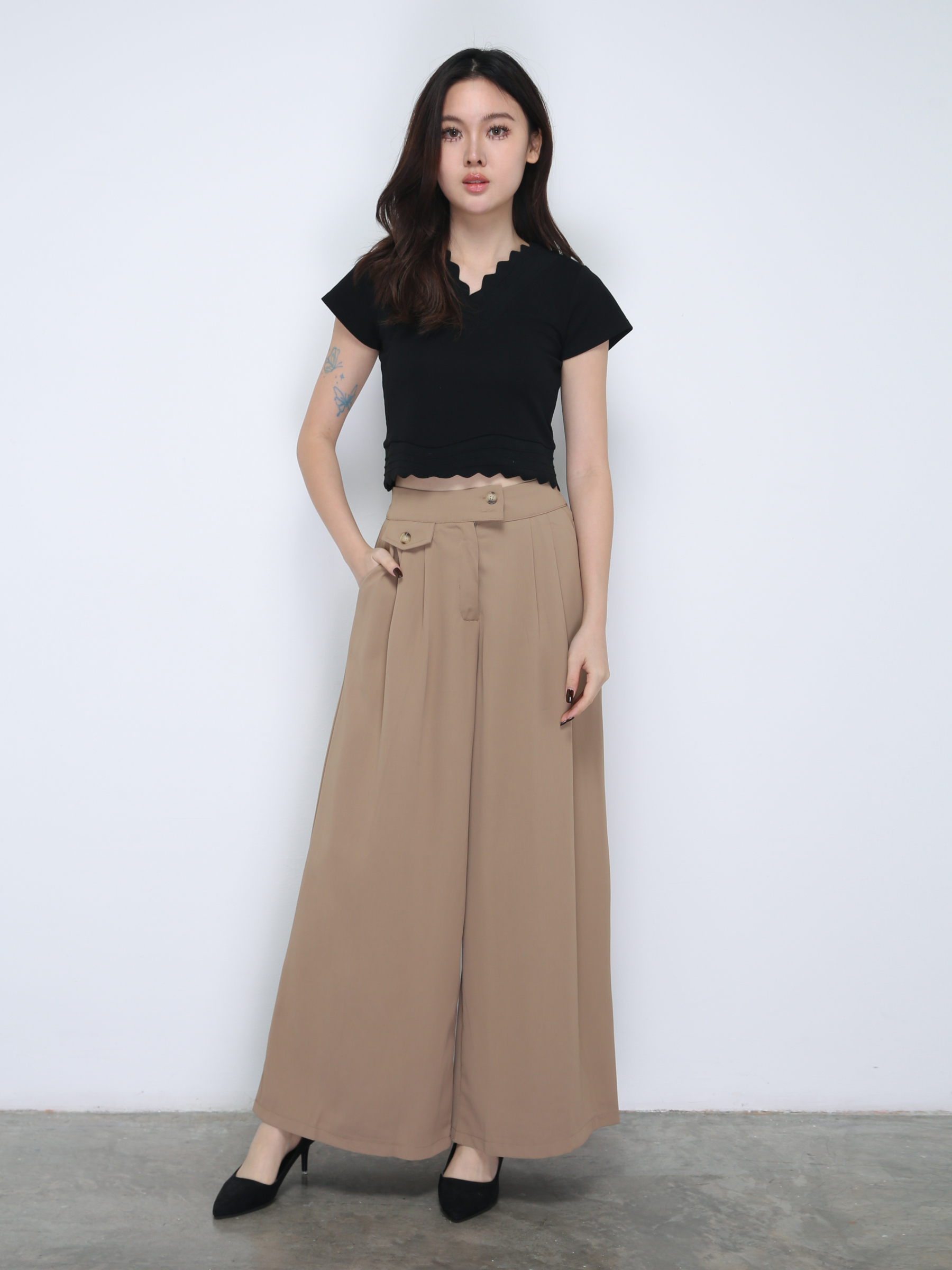 Formal Suit Wide Leg Long Pants 21626