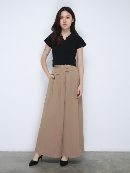 Formal Suit Wide Leg Long Pants 21626