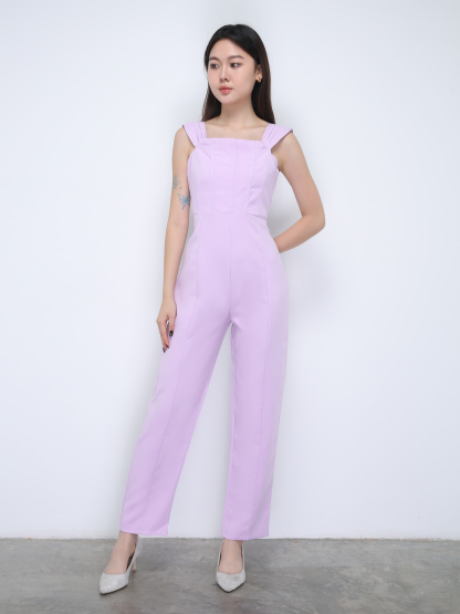 Off Shoulder Suit Jumpsuit 21675
