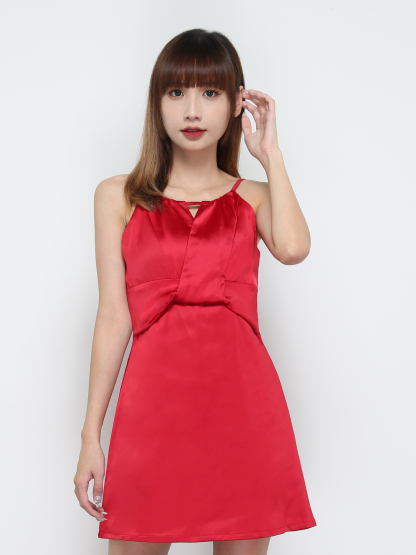 Halter Twist Dress 32289