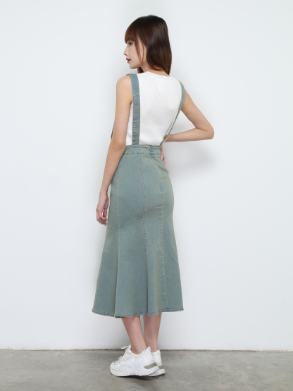 Denim Ruffles Dress 32329