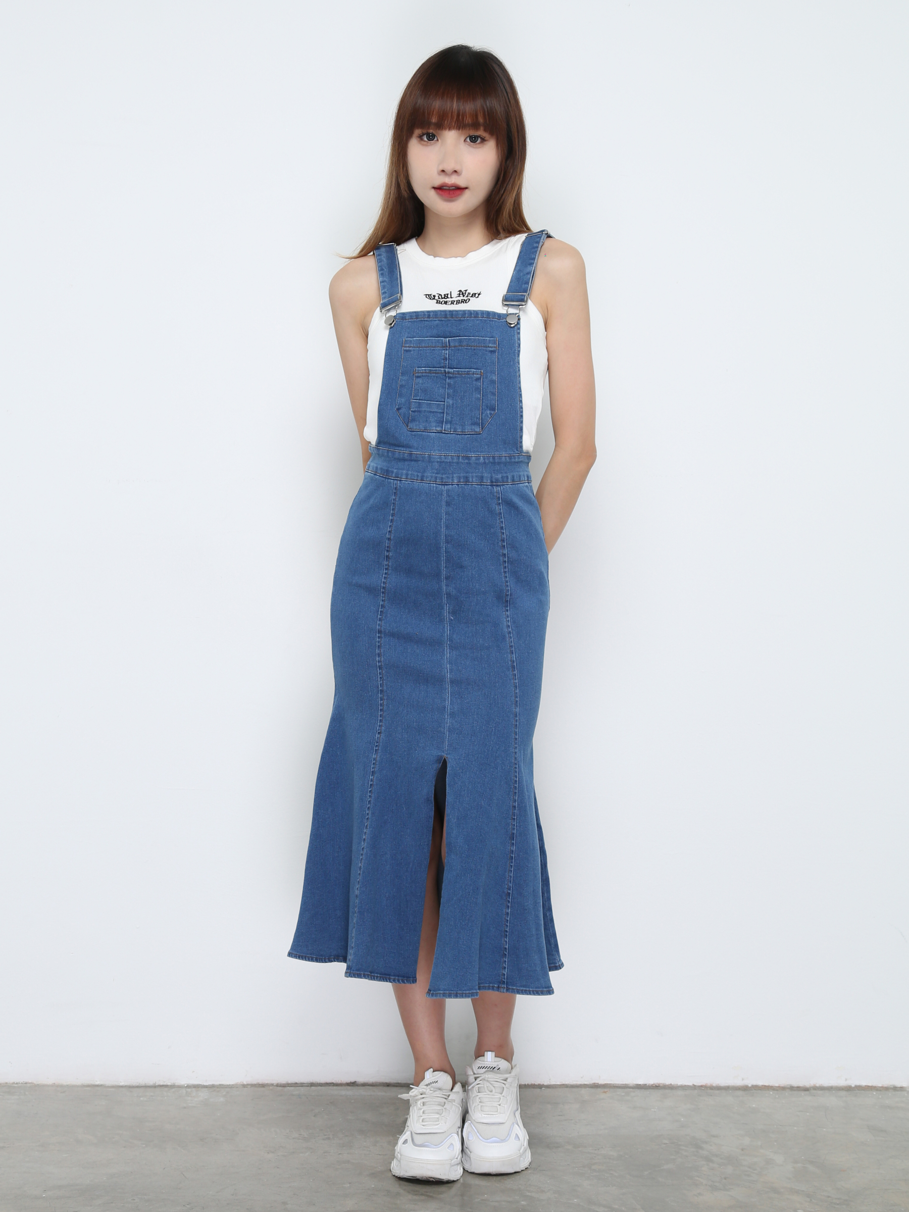 Denim Ruffles Dress 32329