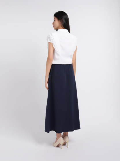 Layered Ruffles Sleeve Top 43446