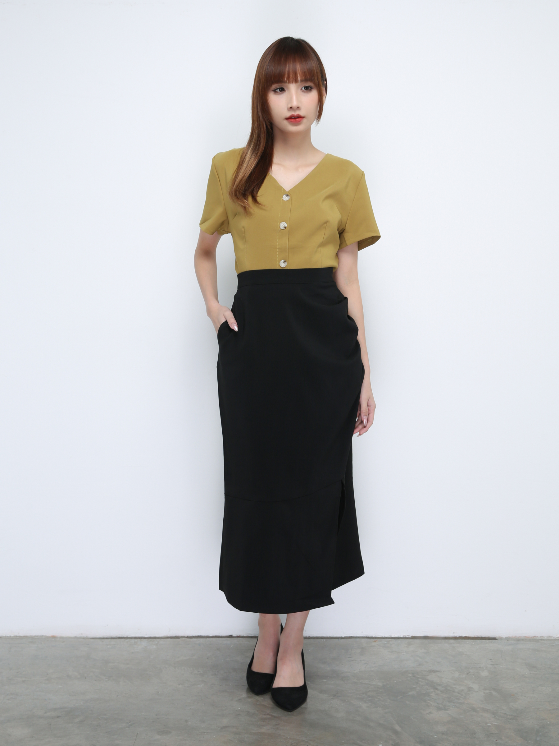 Two Tone Suit Set 21435