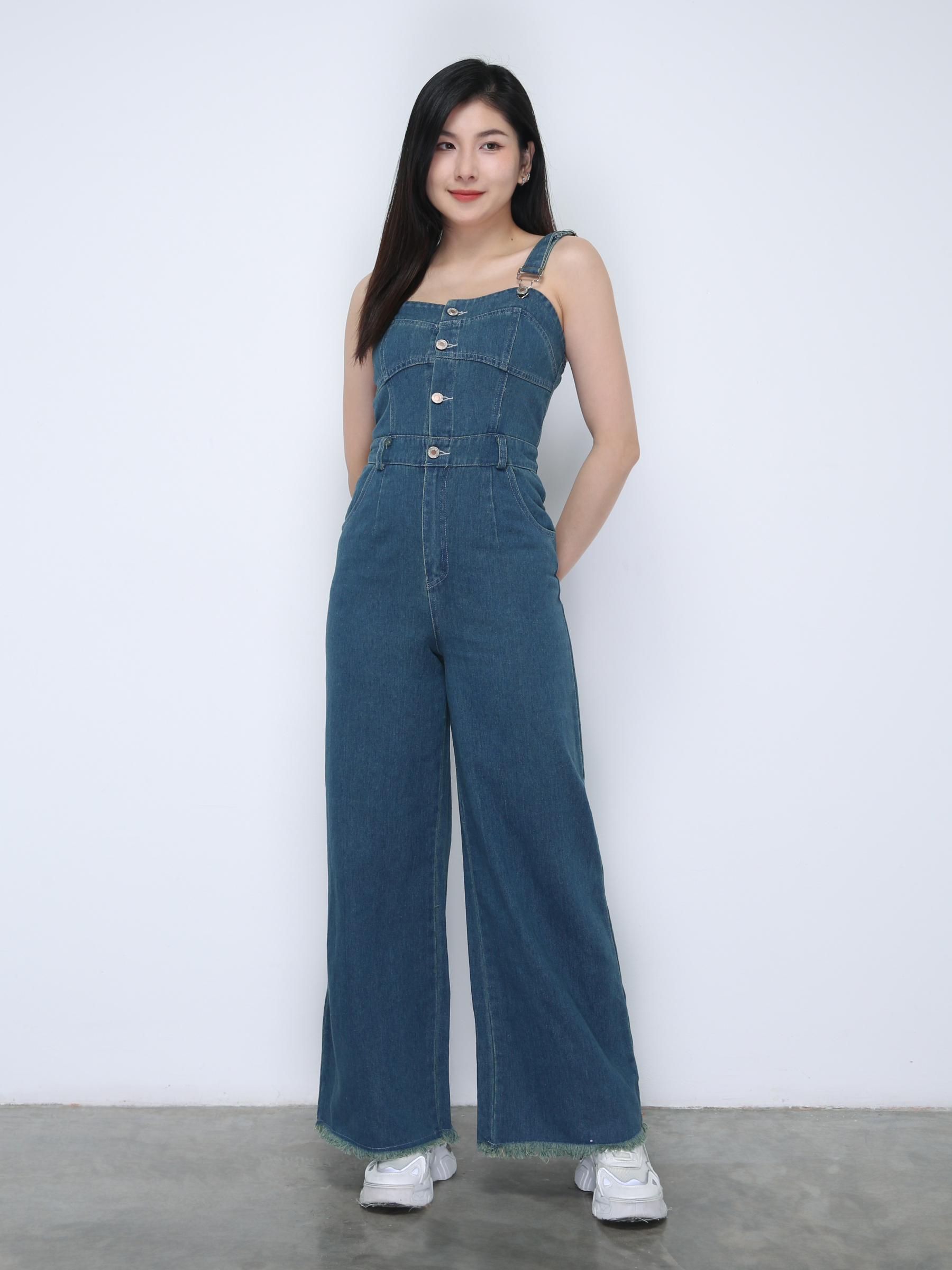 Denim JumpSuit 33782
