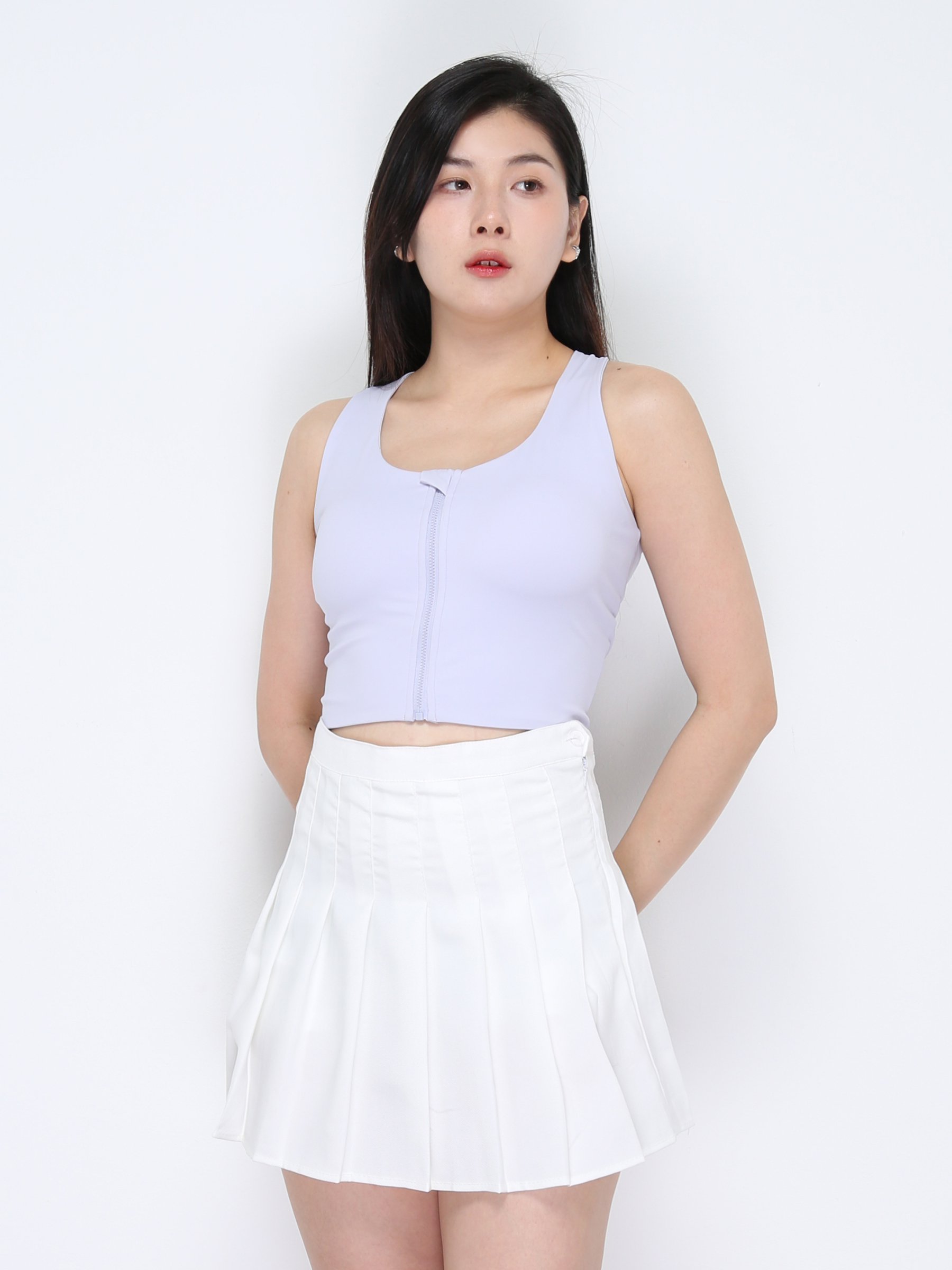 High Waist Pleated SKirt Pants 35077