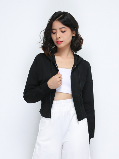 Front Zip With Cap Top DJ018