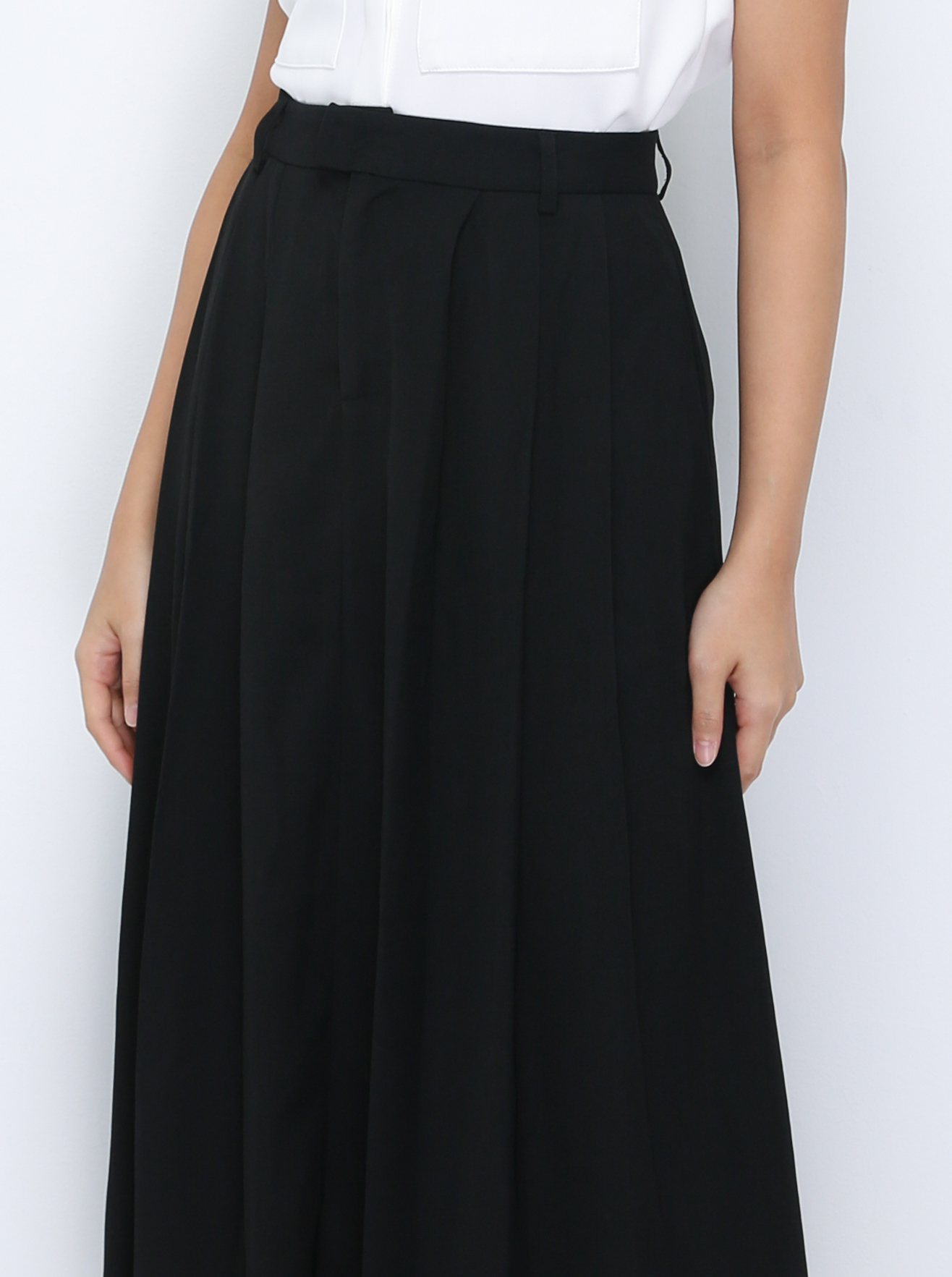 High Waist Pleated Skirt 35900