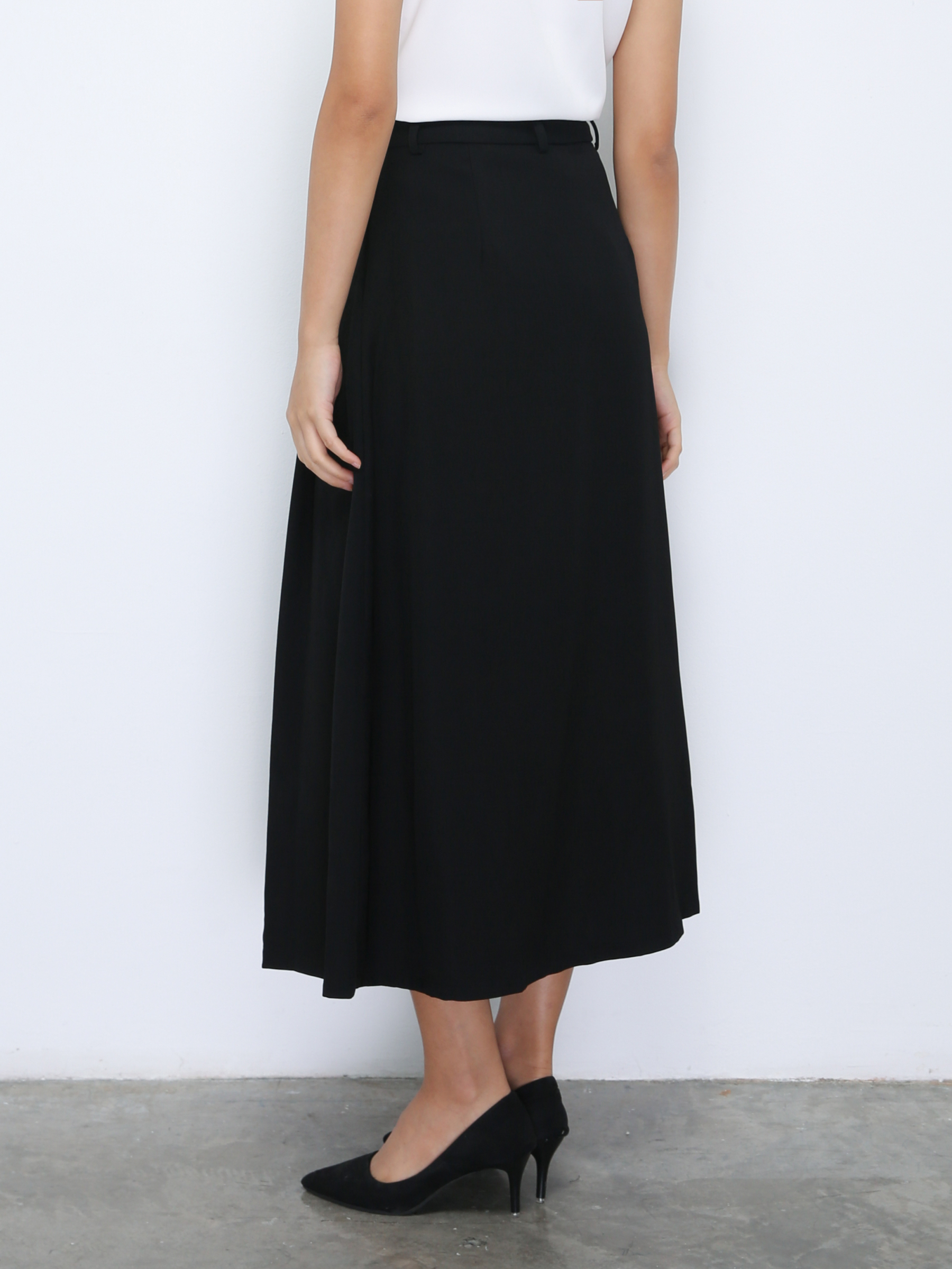 High Waist Pleated Skirt 35900