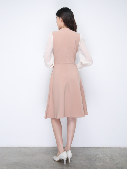 Chiffon Sleeve Dress 36061