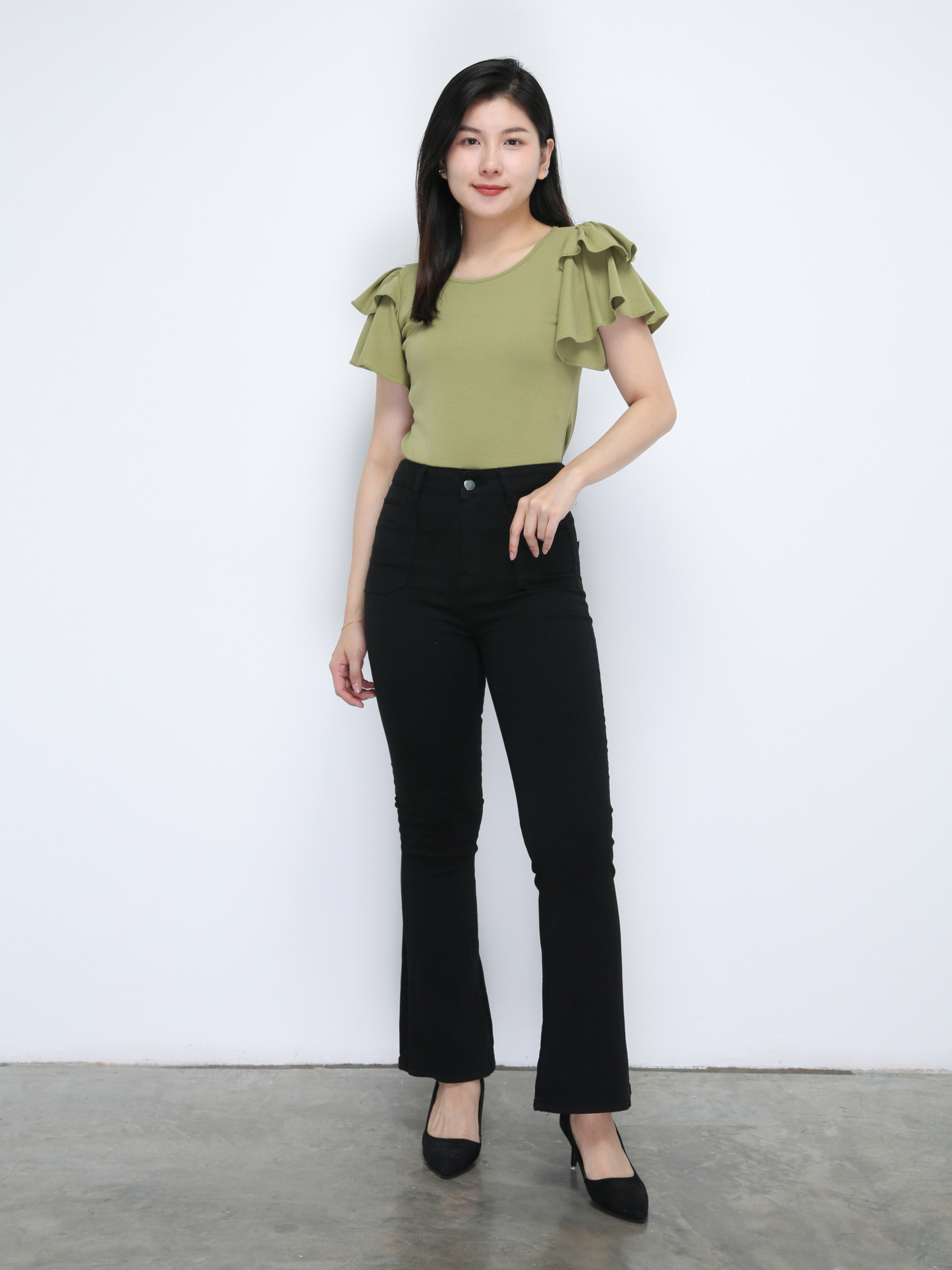 Butterfly Sleeve Top DJ013