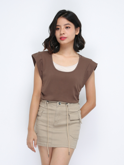 Fake Two Piece Top DJ015