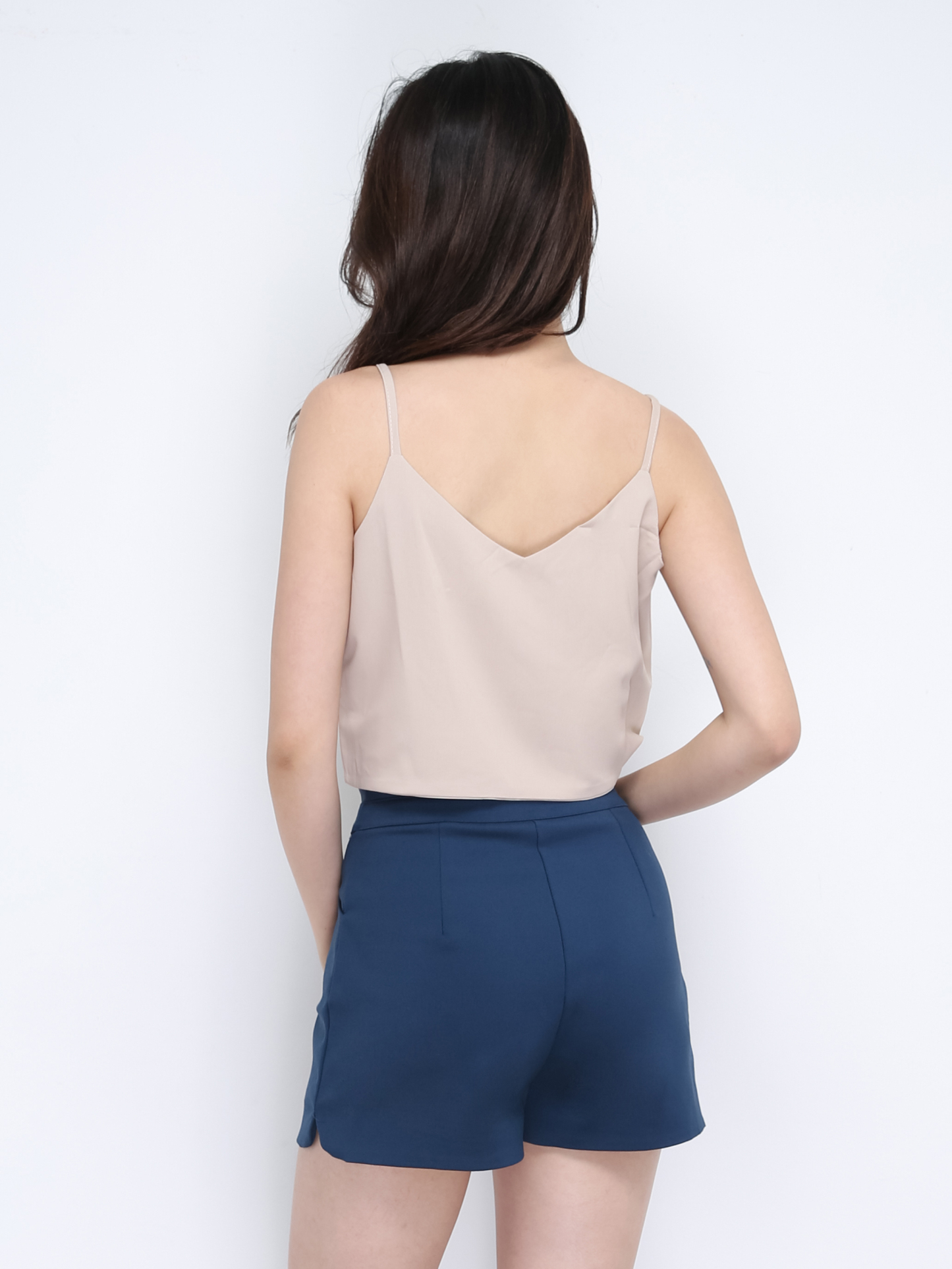 V Neck Strap With Front Tie Up Top 21354
