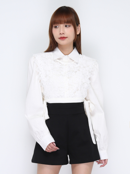 Two Piece Lace Blouse 20538