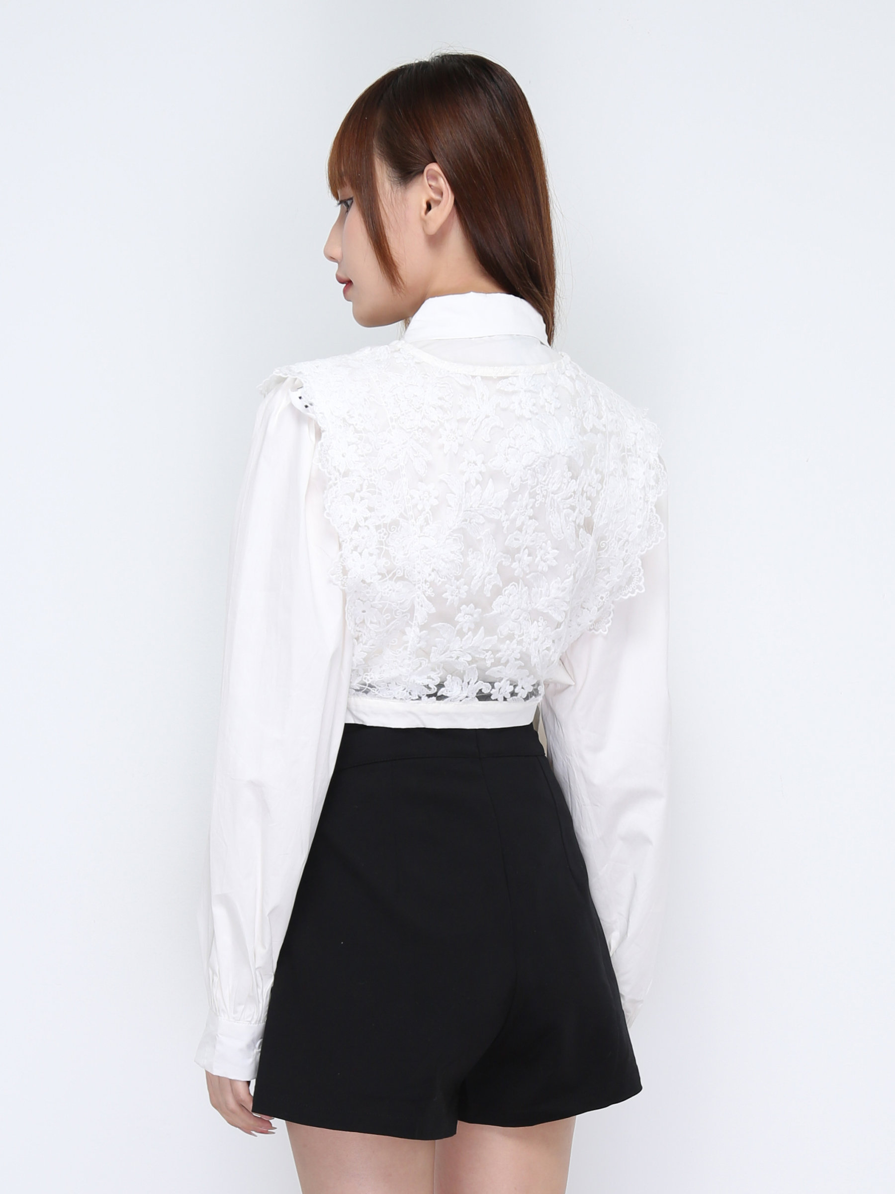 Two Piece Lace Blouse 20538