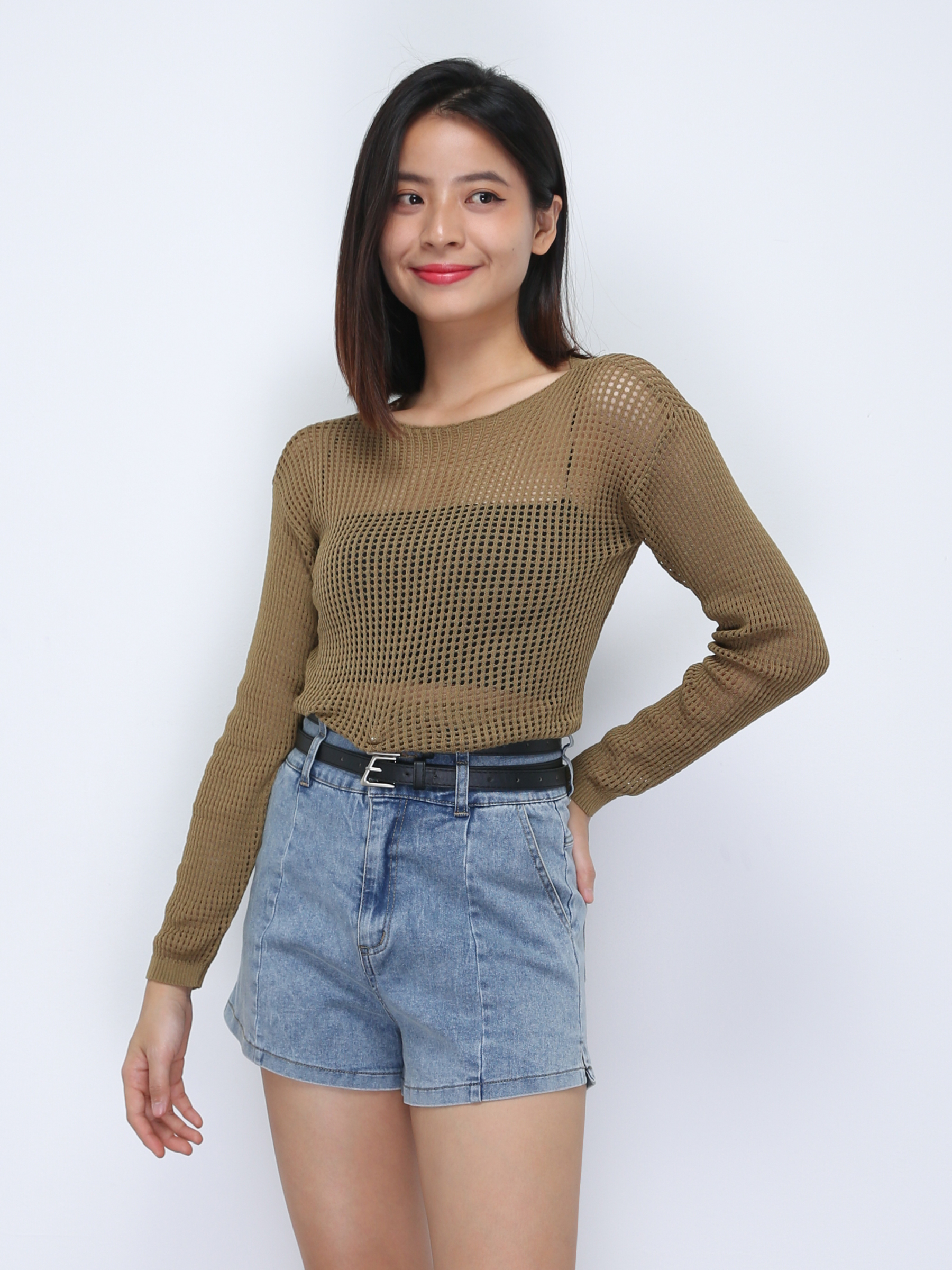 Eyelet Top 36159