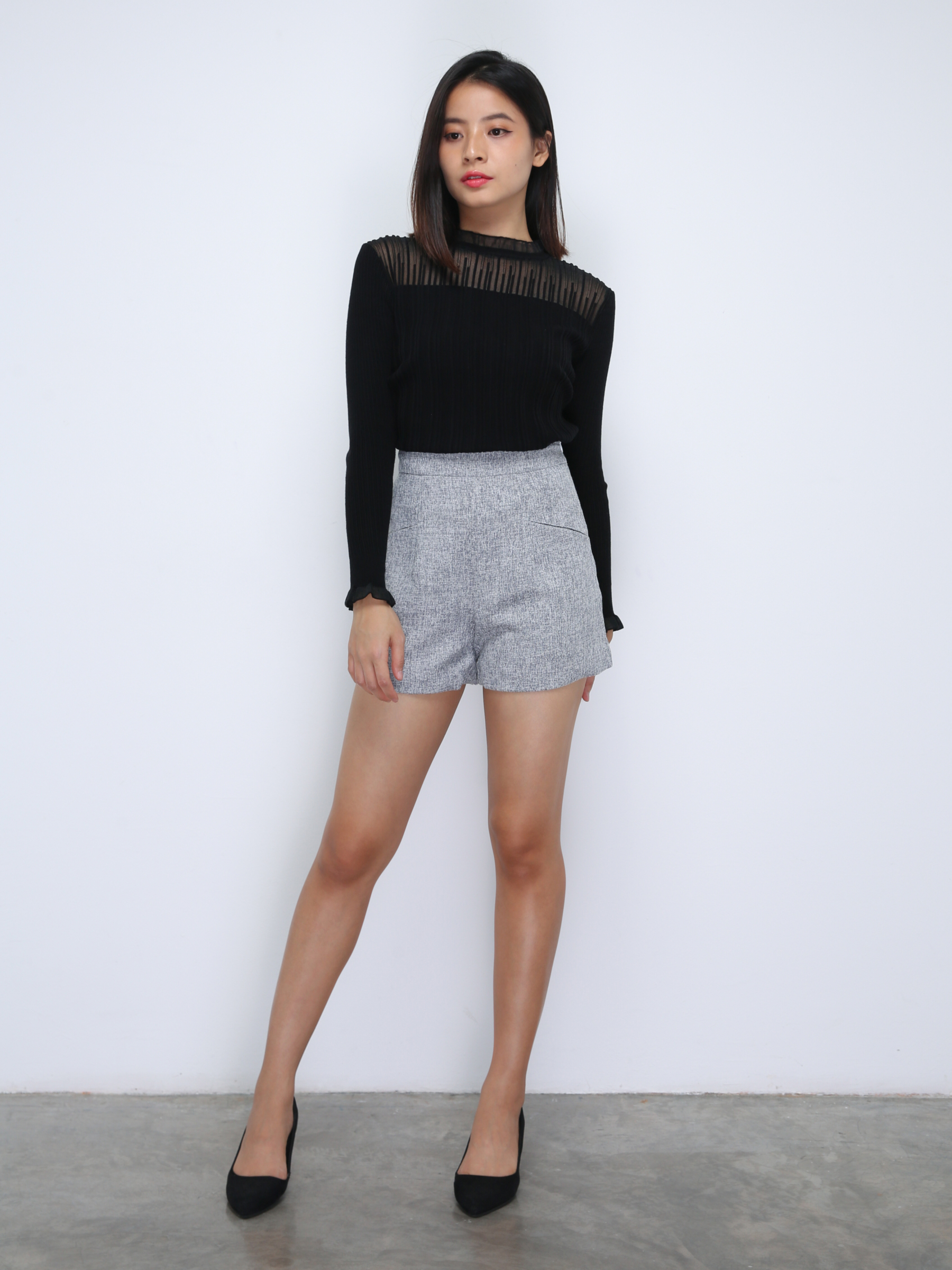 Side Zip Short Pant 36005