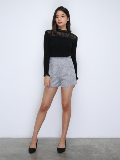 Side Zip Short Pant 36005