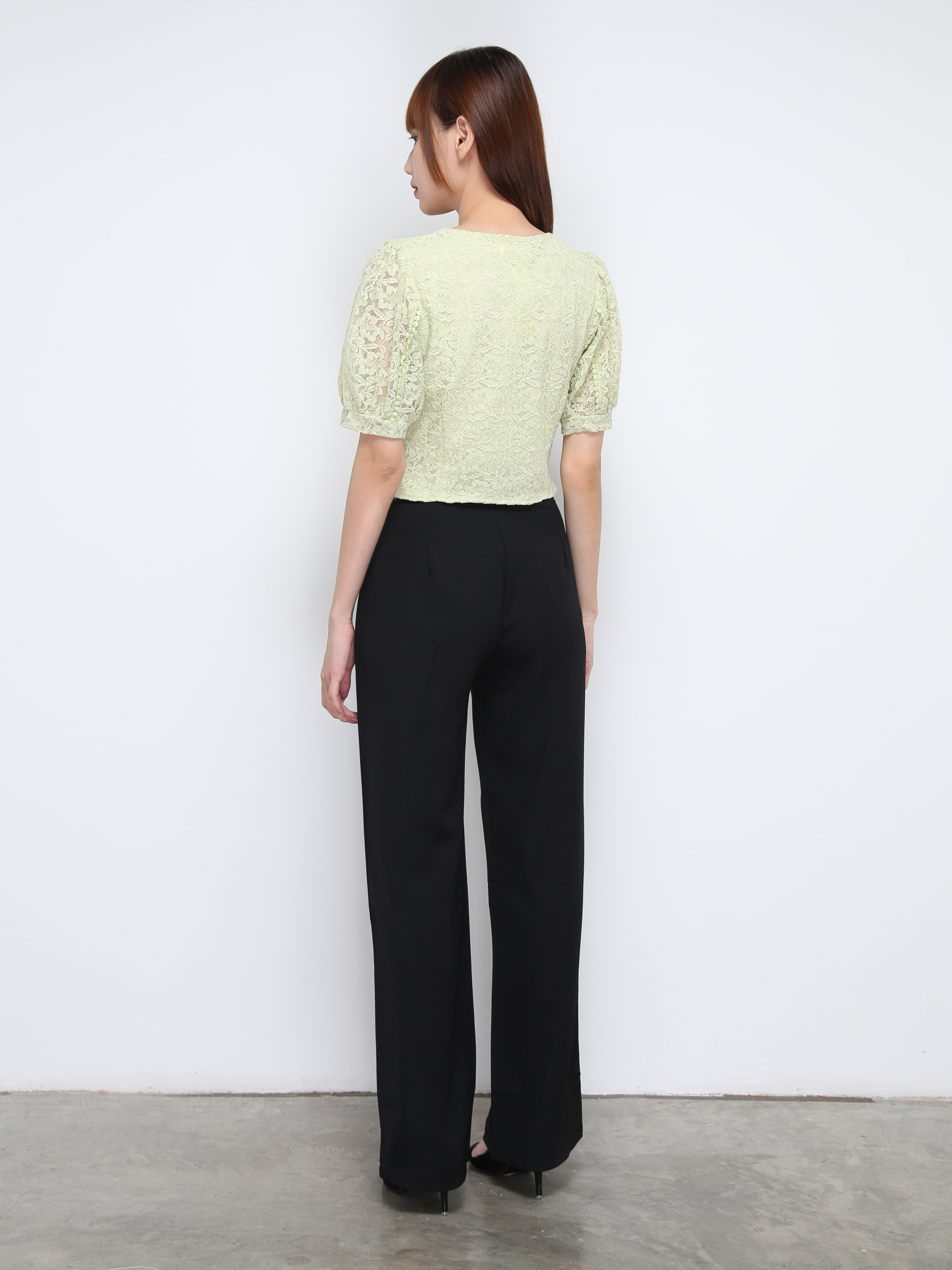 V Neck Lace Top 21235