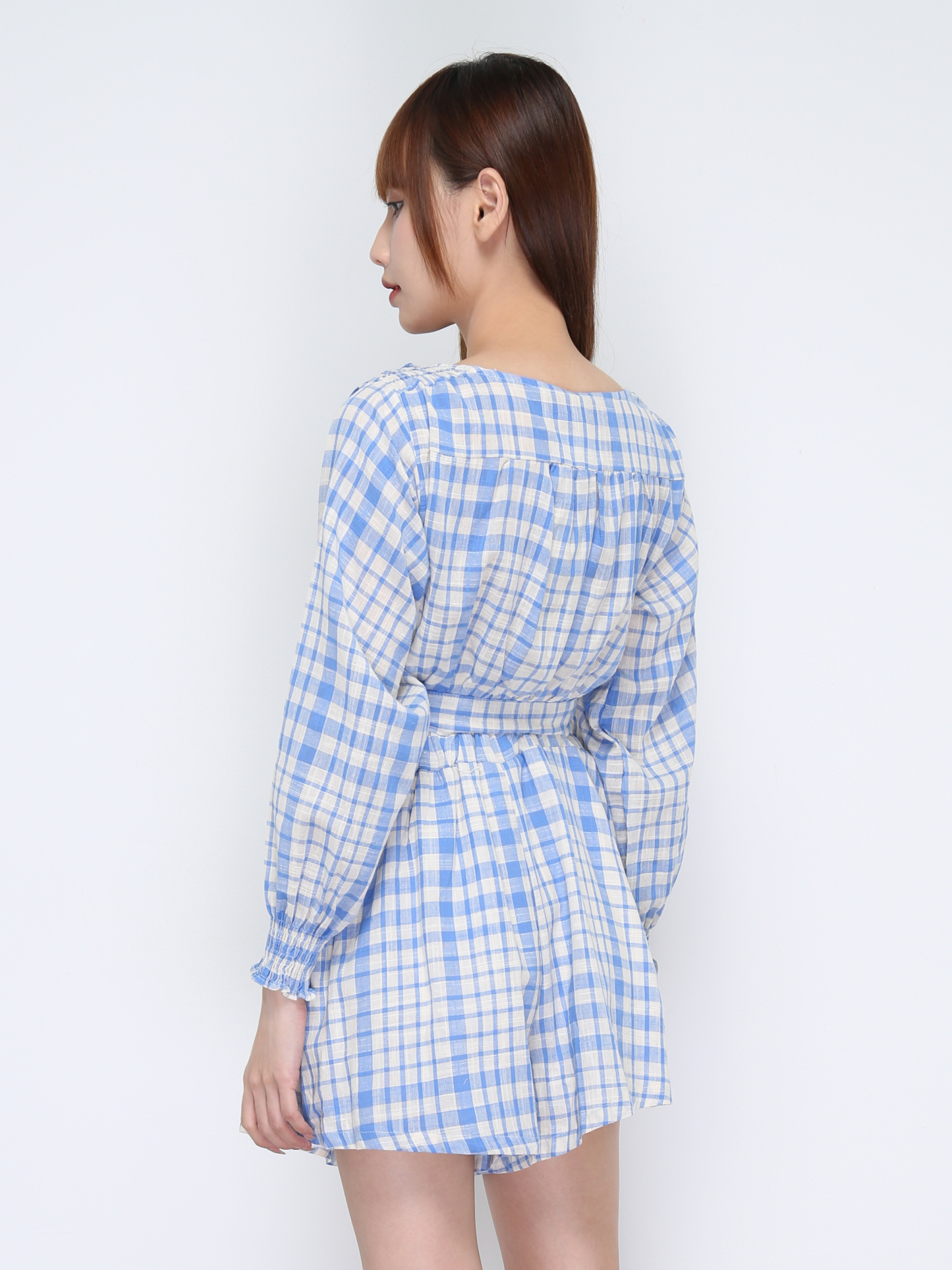 Checker Front Tie Up Set 20935