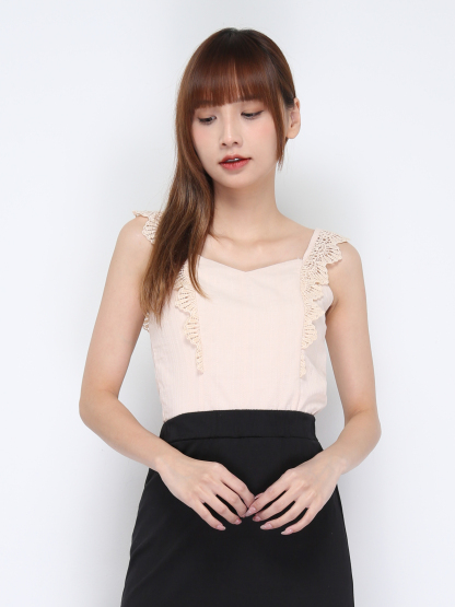 Lace Strap Top 21015