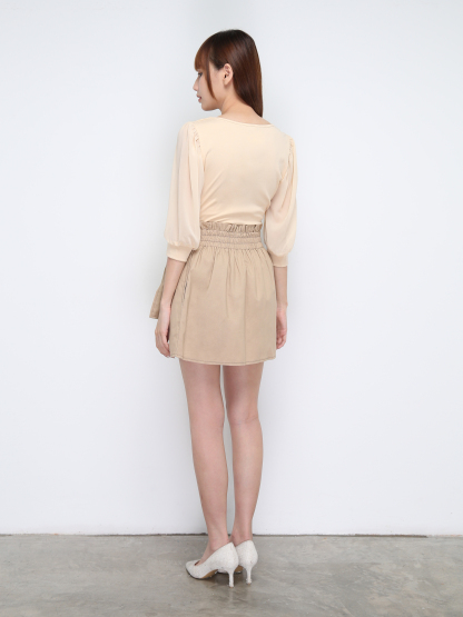 Square Neck Half Sleeve Top 21164