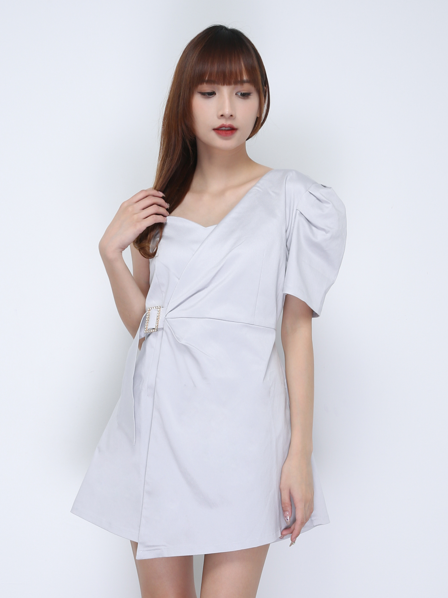 Elegant Side Decorative Belt Jumpsuit 21834