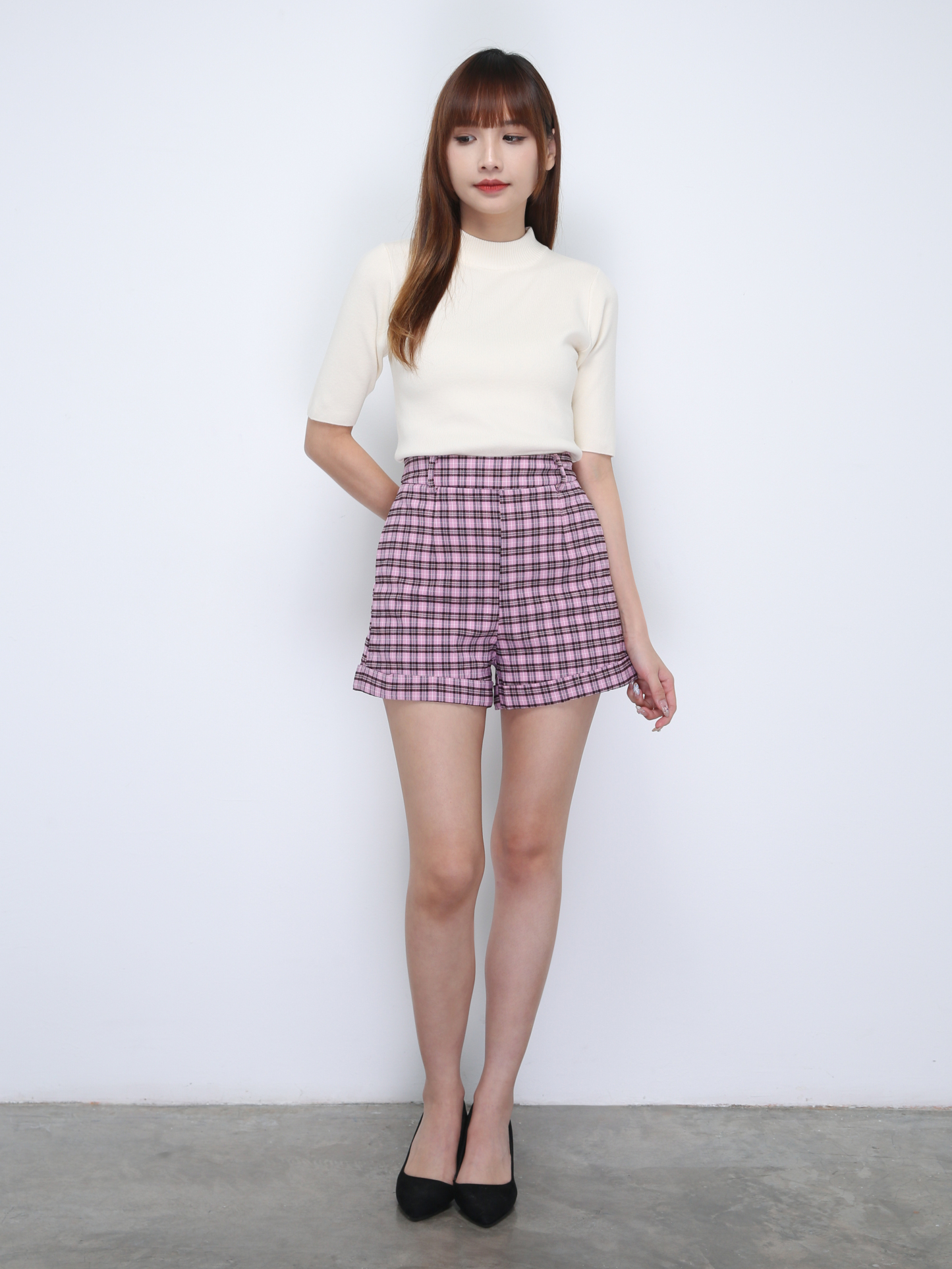 Plaid Short Pants 21826