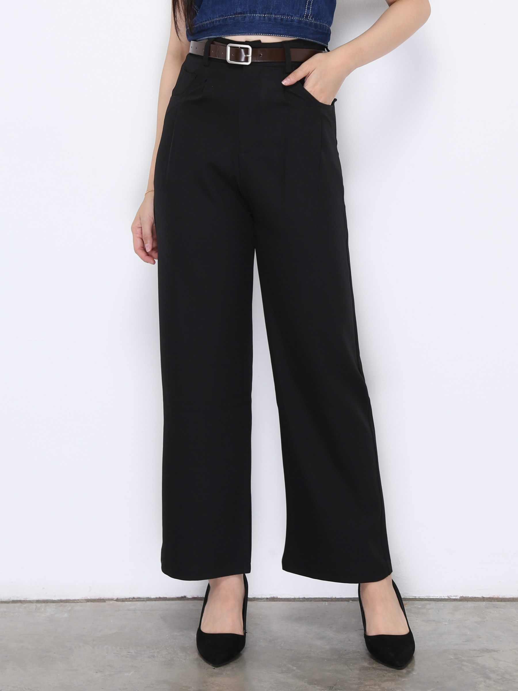 With Belt Long Pants 34888