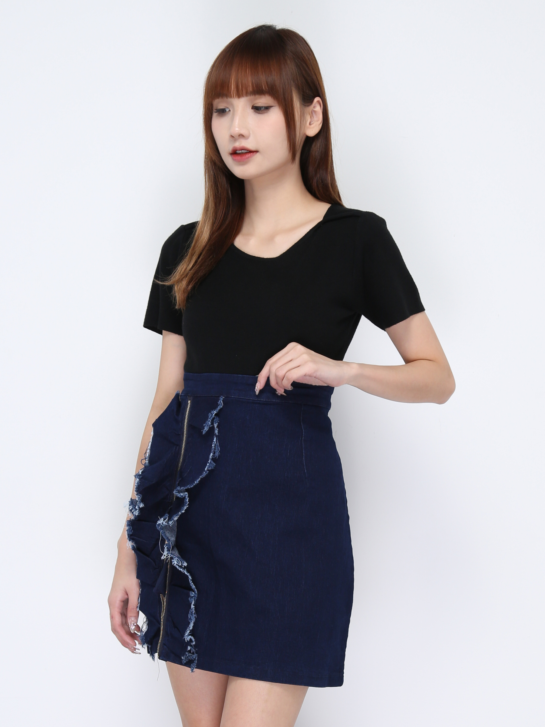 Knitted Round Neck Top 20635