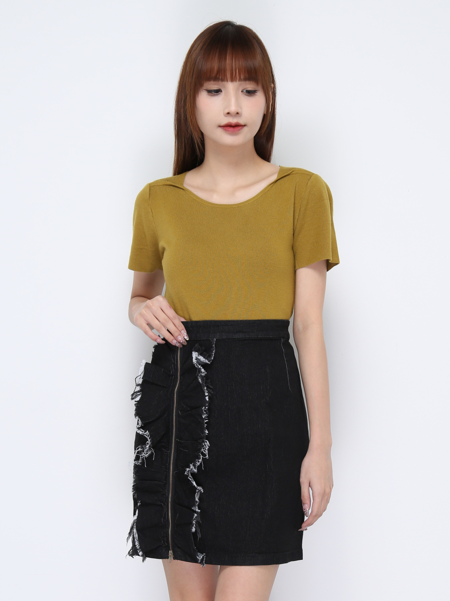 Knitted Round Neck Top 20635