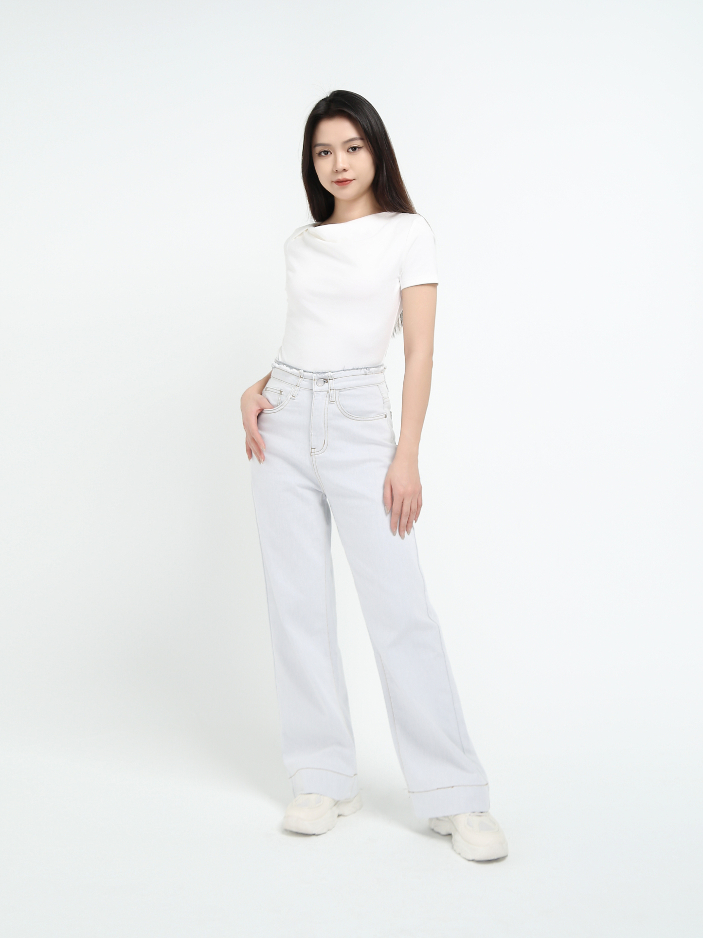 Denim Long Pants DJ071