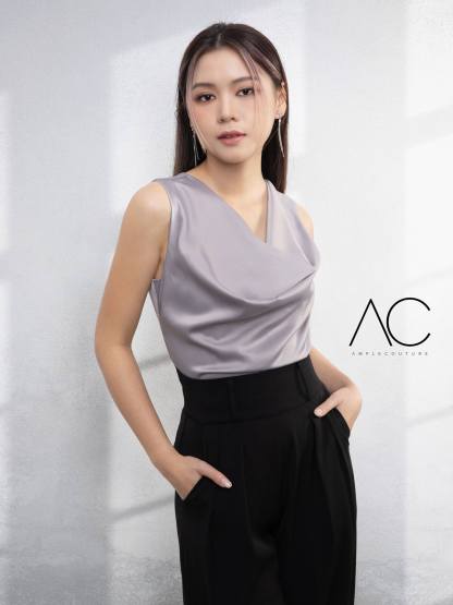 Satin Sleeveless Top DJ002