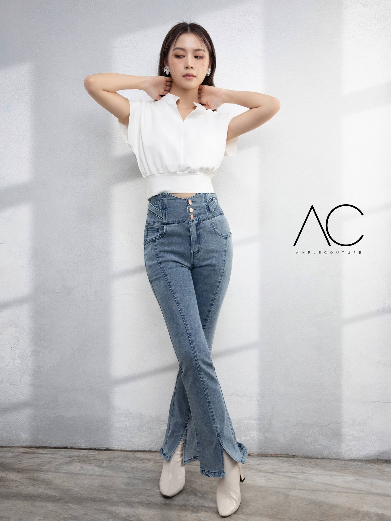 Front Button Front Hole Top DJ003