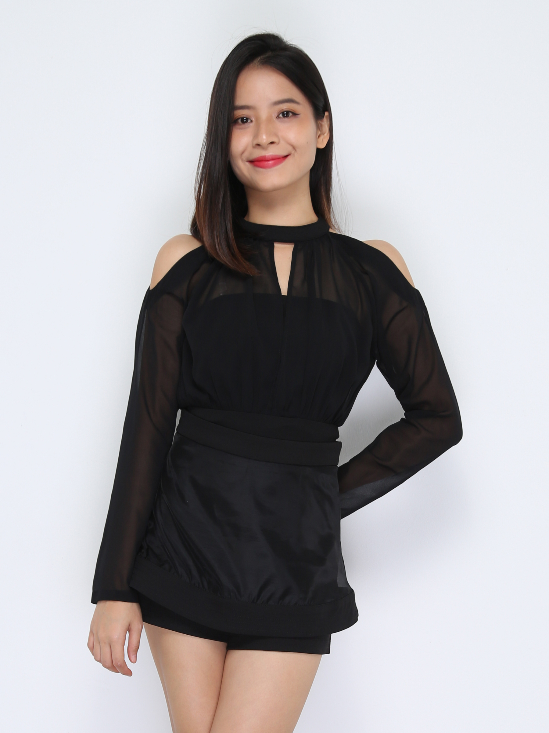 [PREORDER] Net Shoulder Hole Top DJ004