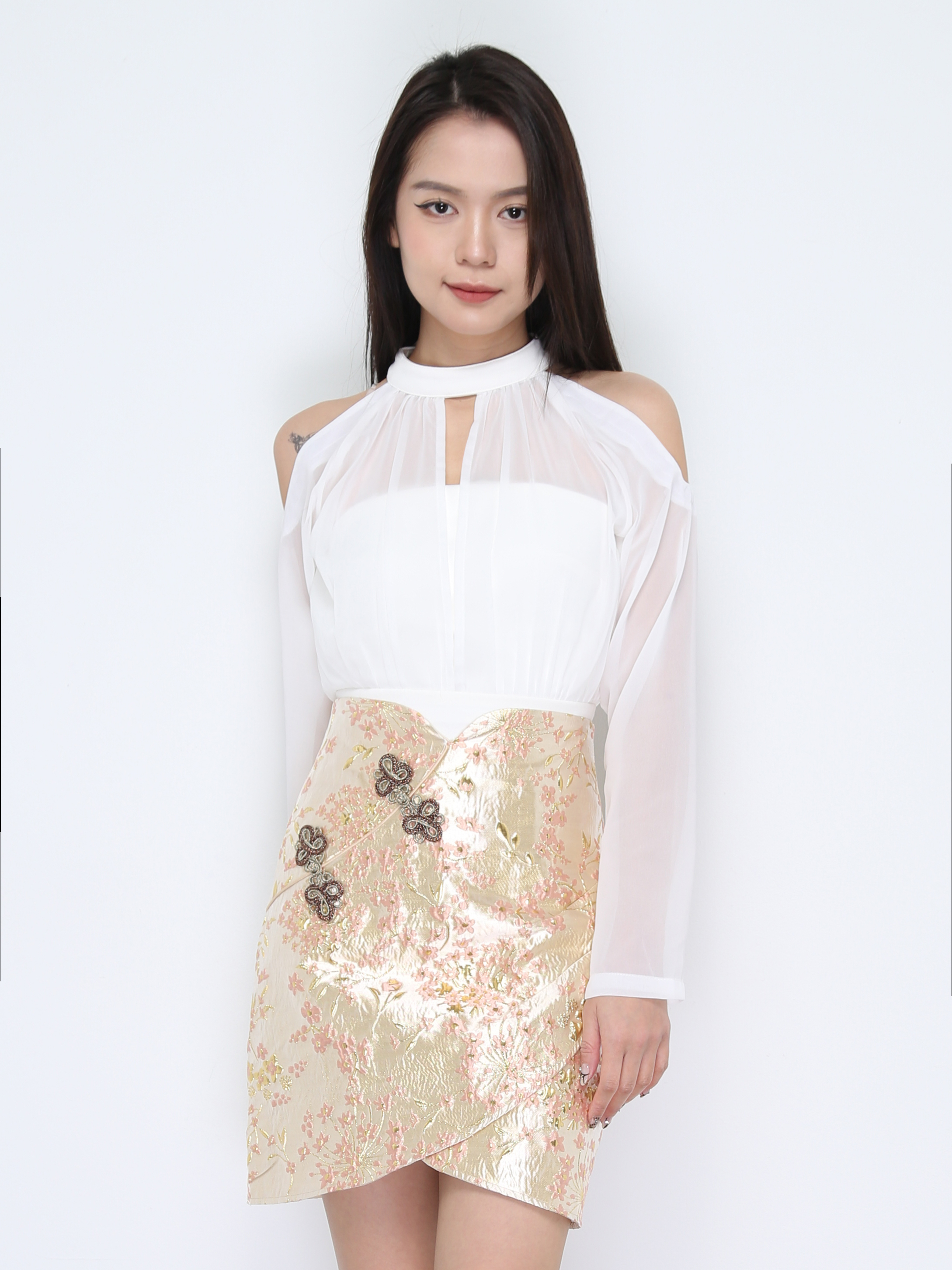 [PREORDER] Net Shoulder Hole Top DJ004