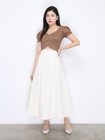 High Waist A Line Skirt DJ028