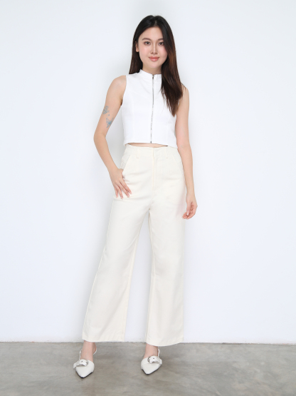 Side Pocket Long Pants DJ042