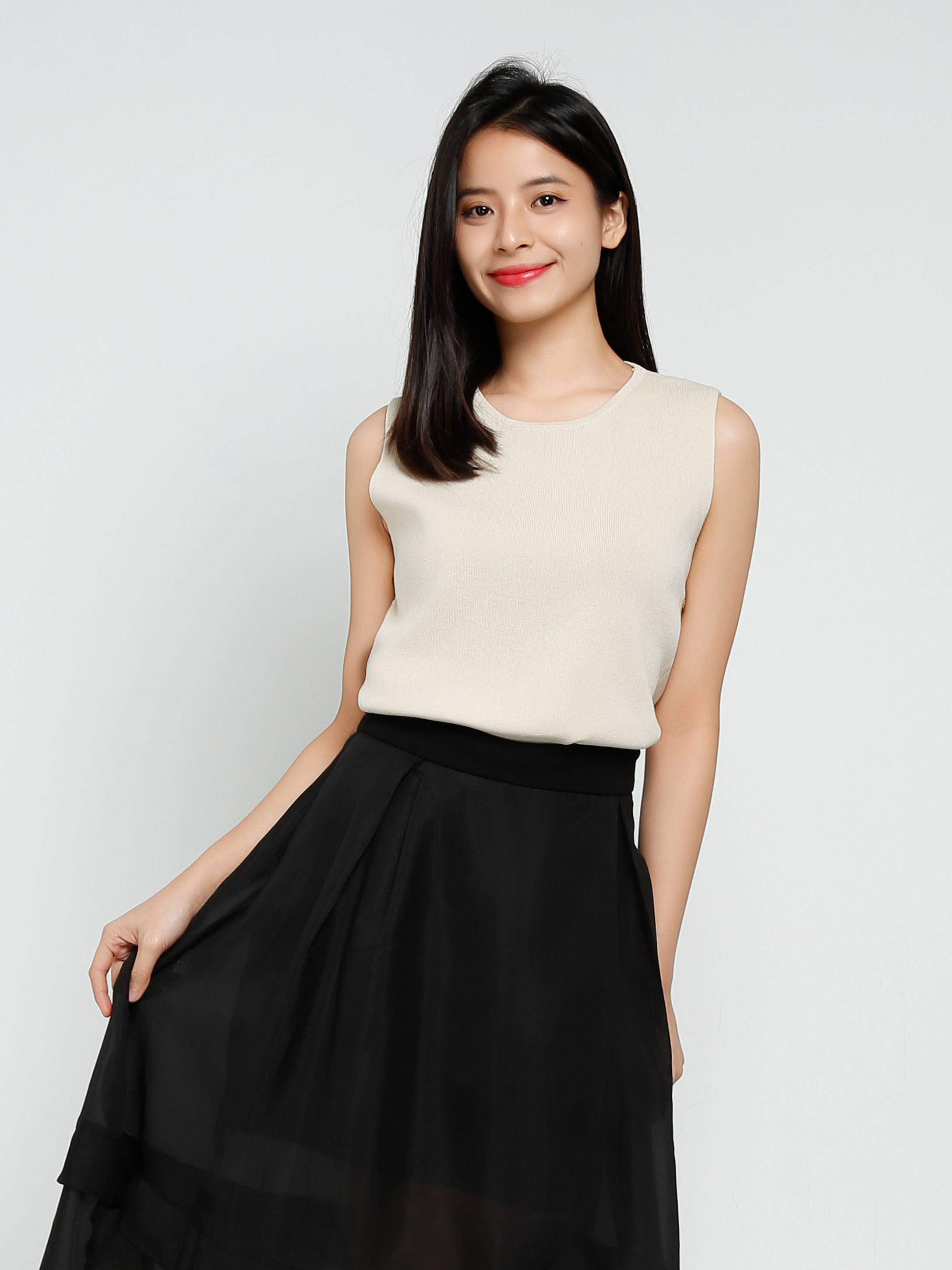 Knitted Sleeveless Top DJ061