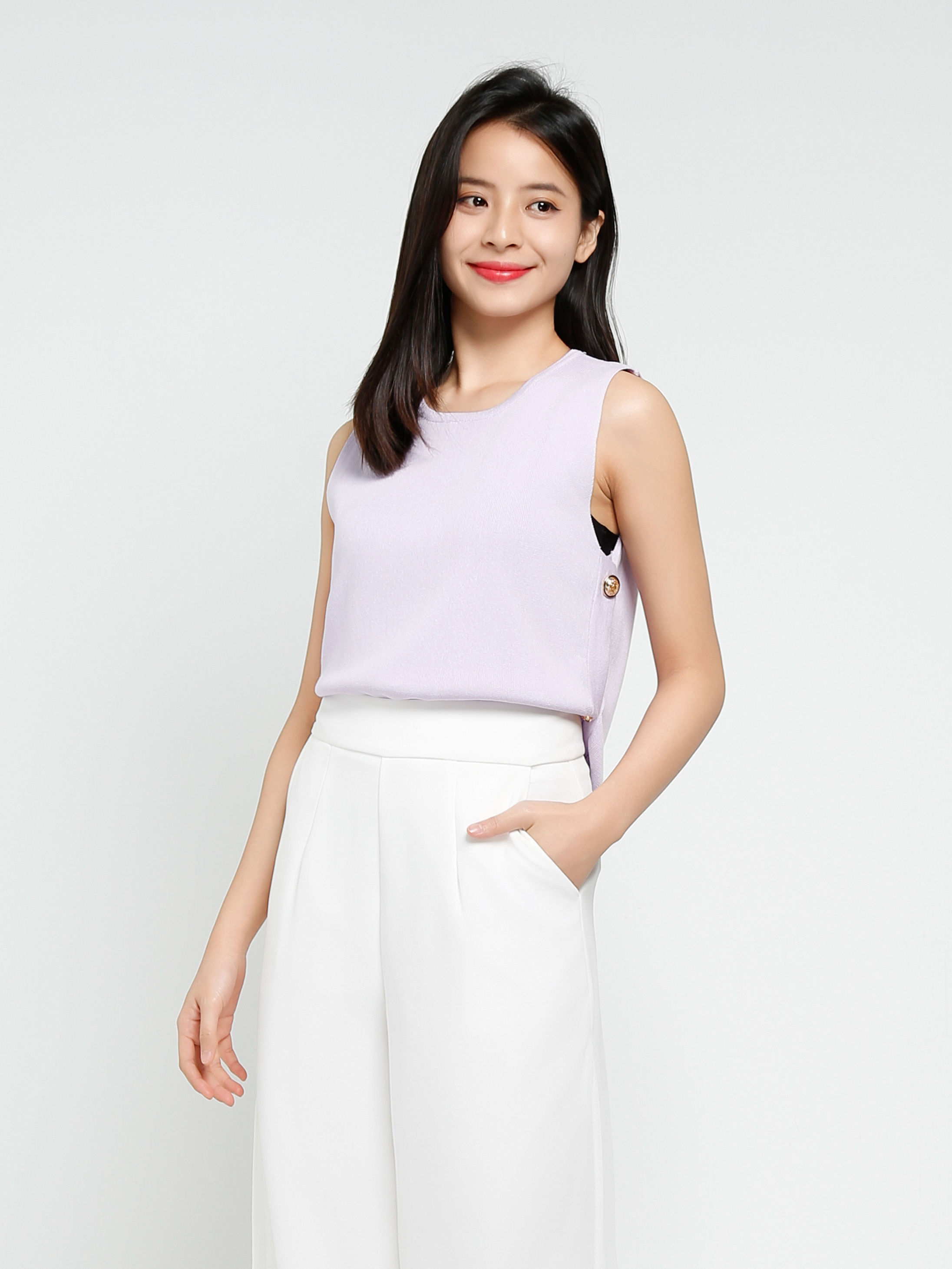 Knitted Sleeveless Top DJ061