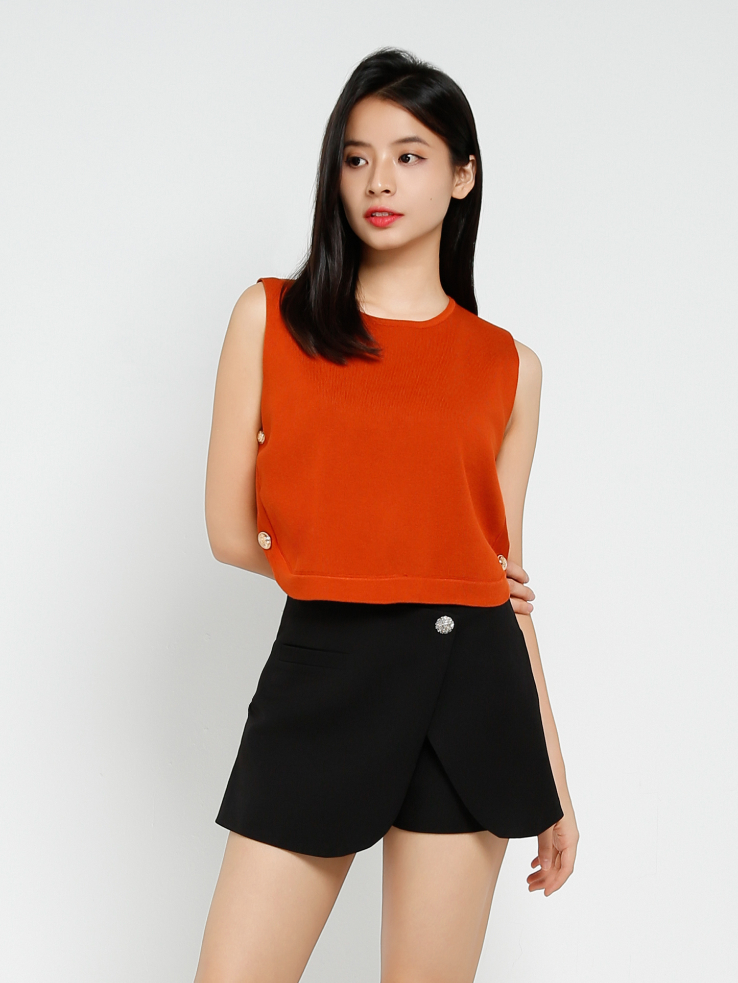 Knitted Sleeveless Top DJ061