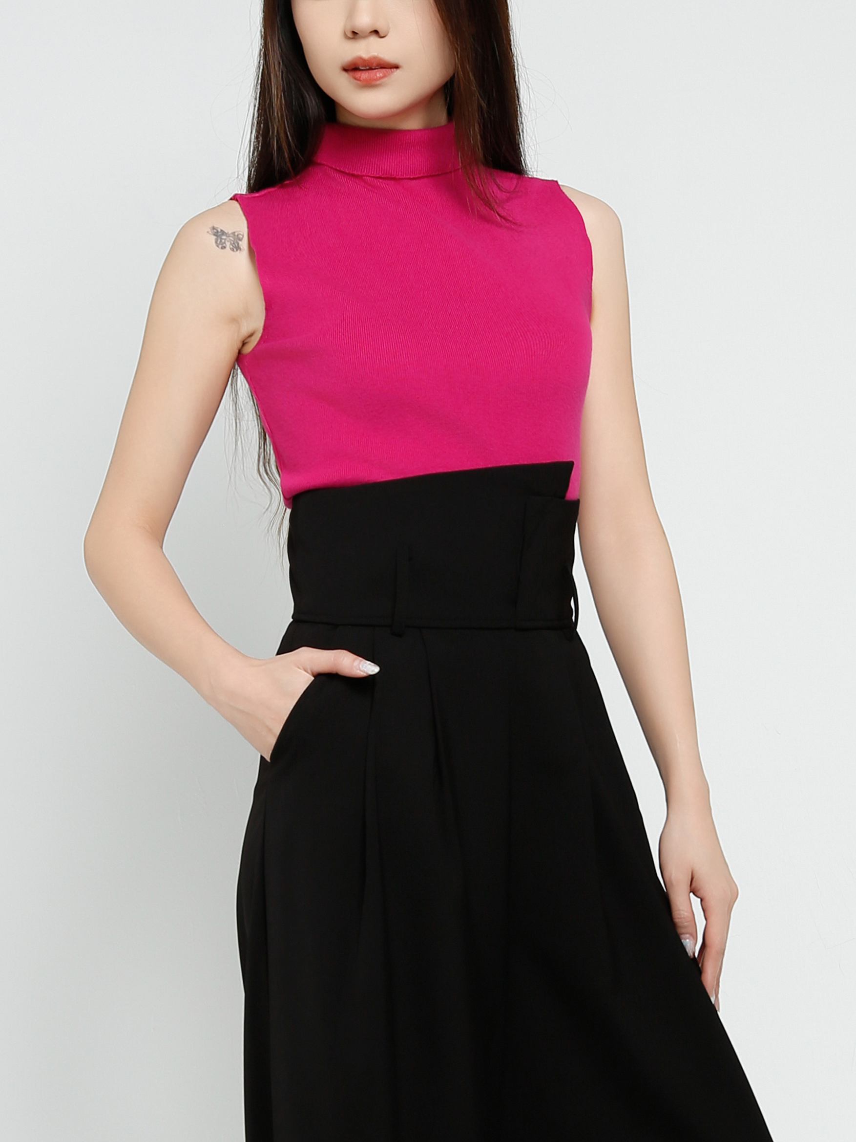 High Waist Long Pants DJ068