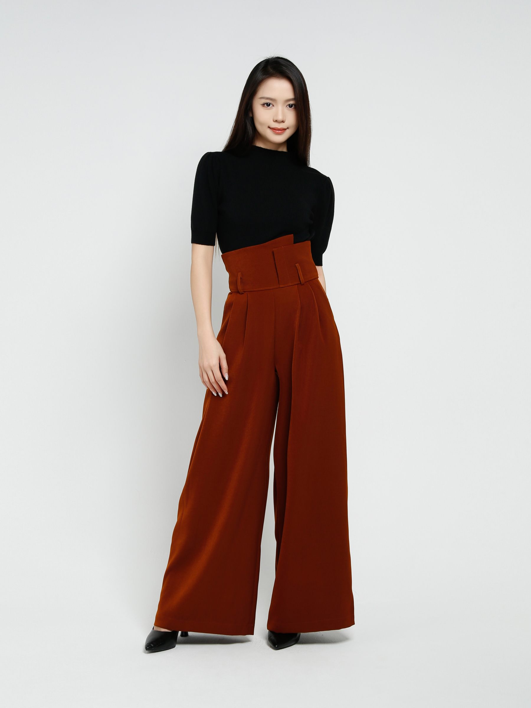 High Waist Long Pants DJ068