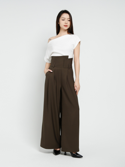 High Waist Long Pants DJ068